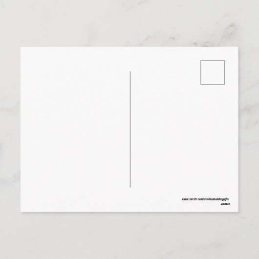 Retro  Valentijn Holiday briefkaart (Achterkant)