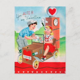 Retro  Valentijn Holiday briefkaart koppel