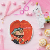 Retro  Valentijn Holiday theif party Papieren Bordje (Feest)