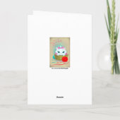 Retro Valentijn kat Vakantie kaart (Achterkant)