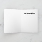 Retro Valentijn kat Vakantie kaart (Binnen)