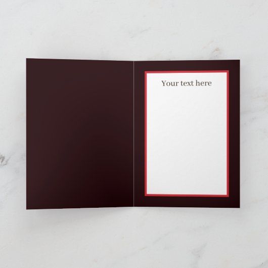 retro  Valentijn kat voegt sentiment toe Feestdagen Kaart (Binnen)