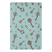 Retro Valentijn Keys Mini Klembord (Achterkant)