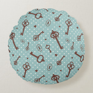 Retro Valentijn Keys Rond Kussen