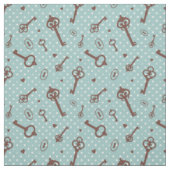 Retro Valentijn Keys Stof (Swatch)