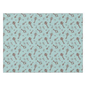 Retro Valentijn Keys Tafelkleed (Voorkant (Horizontaal))