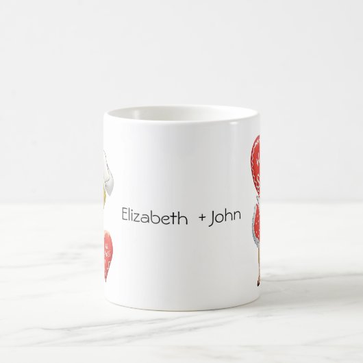 Retro valentijn koffiemok (Center)