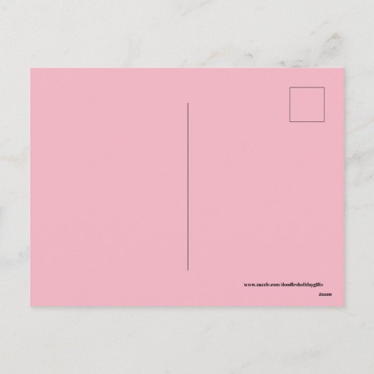 Retro Valentijn Pasen Holiday Feestdagenkaart (Achterkant)