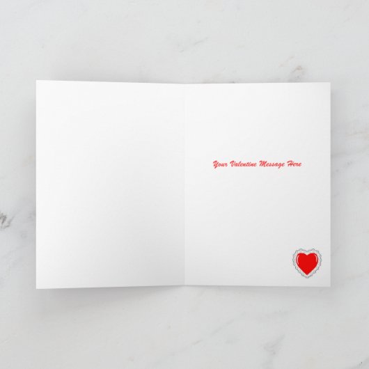 Retro Valentijn Popcorn - Valentijnse Wenskaart Feestdagen Kaart (Binnen)