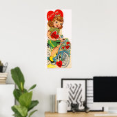 Retro Valentijn poster (Thuiskantoor)