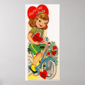 Retro  Valentijn poster (Voorkant)