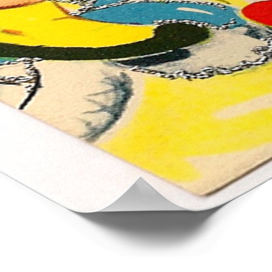 Retro  Valentijn poster (Hoek)