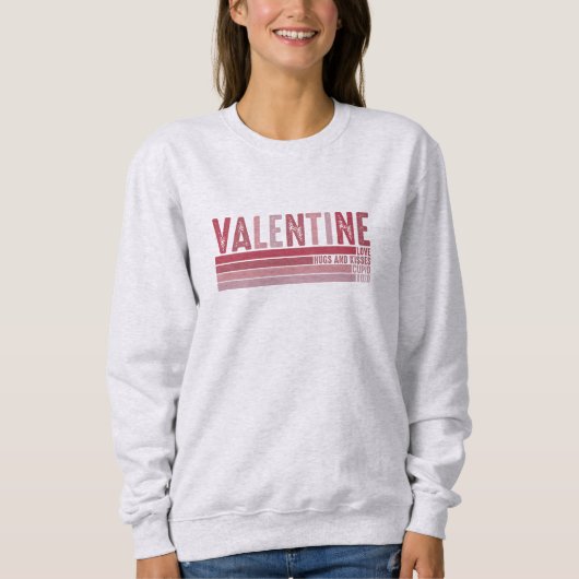 Retro Valentijn Sweatshirt (Voorkant)