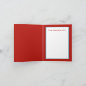 retro  Valentijn tea voegt sentiment toe Feestdagen Kaart (Binnen)