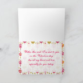 Retro Valentijn Wenskaart hart Feestdagen Kaart (Binnen)