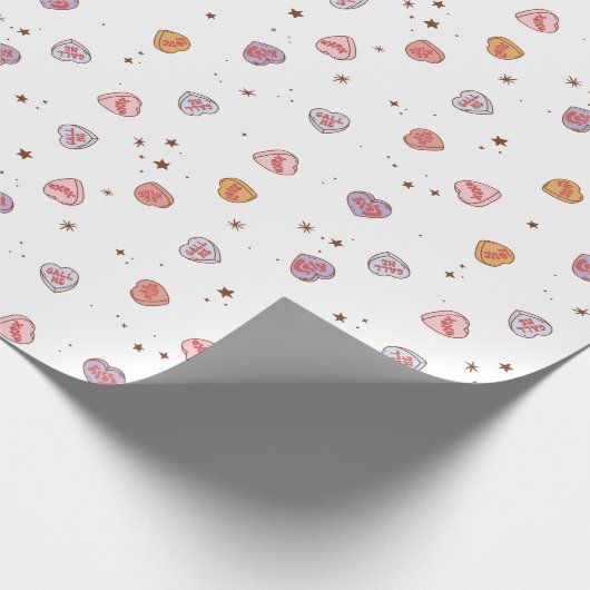 Retro Valentijns Cadeaupapier (Hoek)