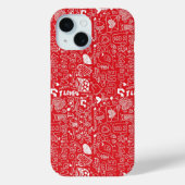 Retro-Valentijnsdag Case-Mate iPhone Case (Achterkant)