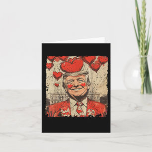 Retro-Valentijnsdag Grappig Humorous Trump is mijn Kaart