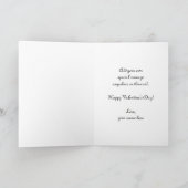 Retro Valentijnsdag, harlekijn en hart Feestdagen Kaart (Binnen)