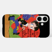 Retro Valentijnsdag,  Hobo Boy Hart Case-Mate iPhone Case (Achterkant (horizontaal))