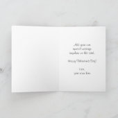  retro Valentijnsdag, jongen Vist harten Feestdagen Kaart