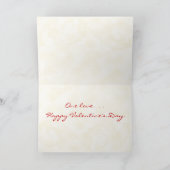 Retro Valentijnsdag Kaart (Binnen)