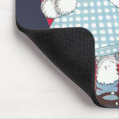 Retro Valentijnsdag Kat Eating Ice Cream Muismat