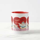 retro  Valentijnsdag Mok (Midden)
