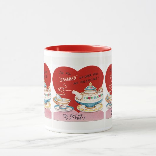 retro  Valentijnsdag Mok (Midden)