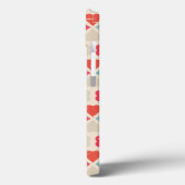 Retro Valentijnsdag Patroon Case-Mate iPhone Case (Achterkant / Links)