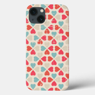 Retro Valentijnsdag Patroon Case-Mate iPhone Case