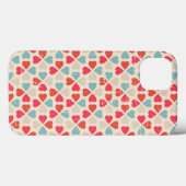 Retro Valentijnsdag Patroon Case-Mate iPhone Case (Achterkant (horizontaal))