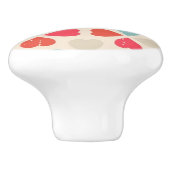 Retro Valentijnsdag Patroon Keramische Knop (Zijkant)