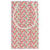 Retro Valentijnsdag Patroon Klein Cadeauzakje (Achterkant)