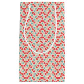 Retro Valentijnsdag Patroon Klein Cadeauzakje (Voorkant)