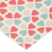 Retro Valentijnsdag Patroon Tafelkleed (Gekanteld)