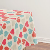 Retro Valentijnsdag Patroon Tafelkleed (Voorbeeld)