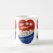 Retro Valentijnsdag, Popcorn Stel een Domme Vraag Koffiemok (Center)