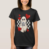 Retro Valentijnsdag True Love is Boo Sheet Schatti T-shirt (Voorkant)