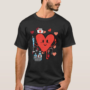 Retro Valentijnsdag zure zure zure zuringswand bov T-shirt
