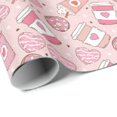 Retro Valentijnsverpakkings papier (Rol Hoek)