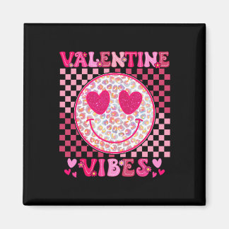 Retro Valentine's Day Heart Valentine Vibes Boys G Magneet