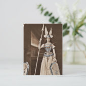Retro Valkyrie Girls Briefkaart (Staand voorkant)