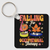 Retro vallen voor arbeidstherapie OT OTA Autu Sleutelhanger (Voorkant)