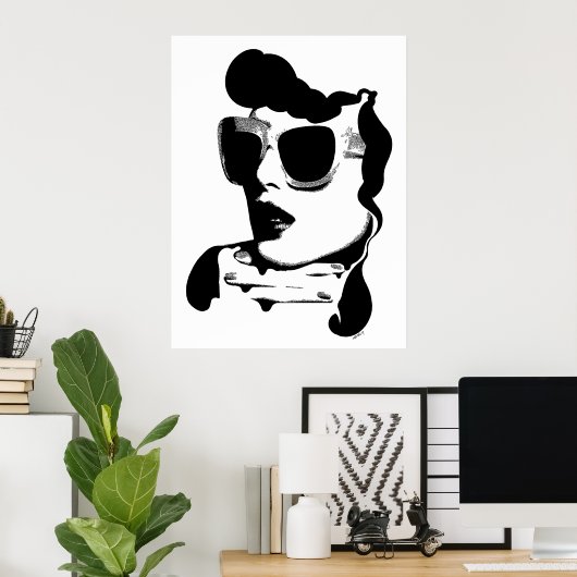 Retro Vamp Poster (Thuiskantoor)