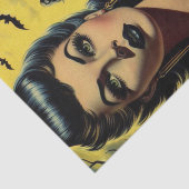 Retro Vampier Meisje Tissuepapier (Detail)