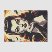 Retro Vampire Vrouw Tissuepapier (Voorkant)