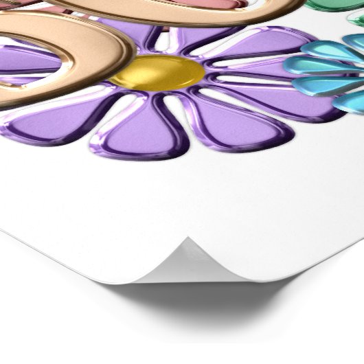 Retro van 50 s poster (Hoek)