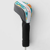 Retro van 70 s golfheadcover (Schuin)