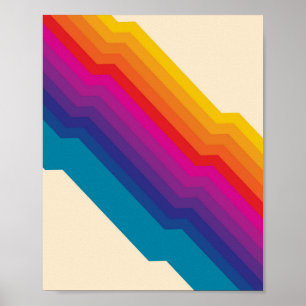 Retro van 70 s poster